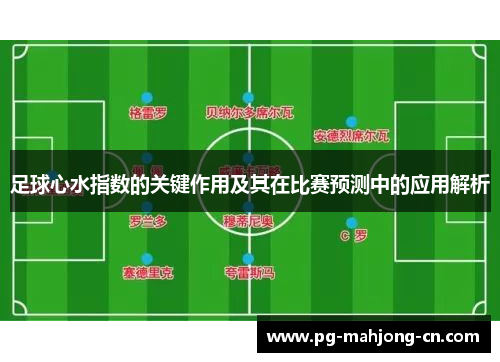 足球心水指数的关键作用及其在比赛预测中的应用解析